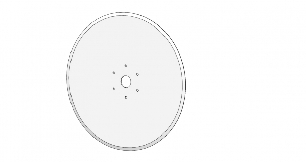 Диск сошника без ступицы БОР (на 6 заклепок нов. образец)