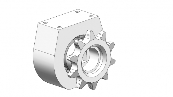 КОРПУС ПОДШИПНИКА В СБОРЕ С ЗВЕЗДОЙ (ЛОТОК ЗЕРНОВОЙ)