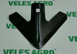 Лапа культиватора стрельчатая 200 мм s-6мм борированная сталь Велес Агро