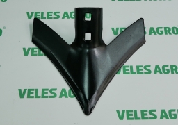 Лапа культиватора Case стрільчата 280 мм борована сталь Велес Агро