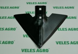 Лапа культиватора PARTNER, ALCOR стрільчата 380 мм s-8мм борована сталь Велес Агро