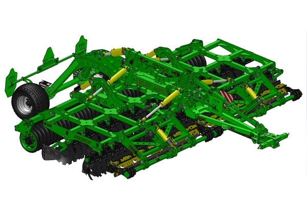 Компактна дискова борона KRONOS 6 з ножовими котками