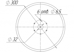 Диск сошника сеялки Monosem сплошной гладкий