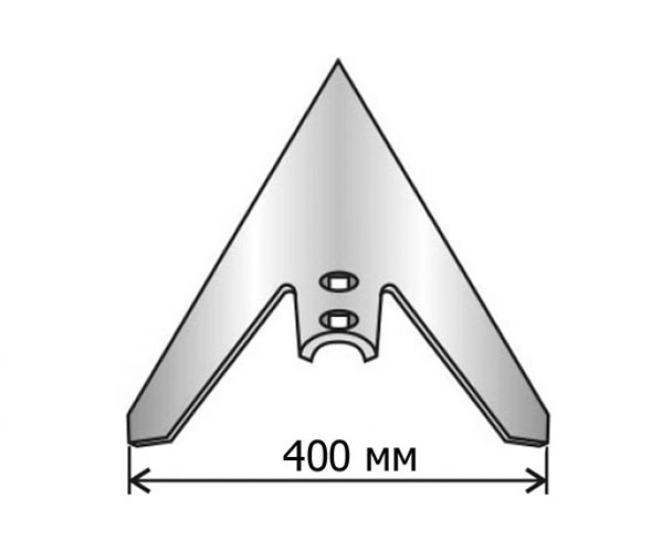 Лапа культиватора ПРНВ борированная сталь Велес Агро